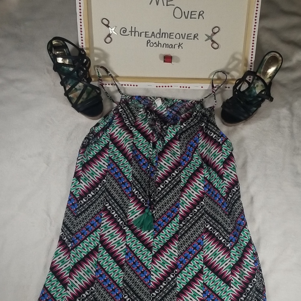 Trendy Vibes Spaghetti Strap Dress- Large